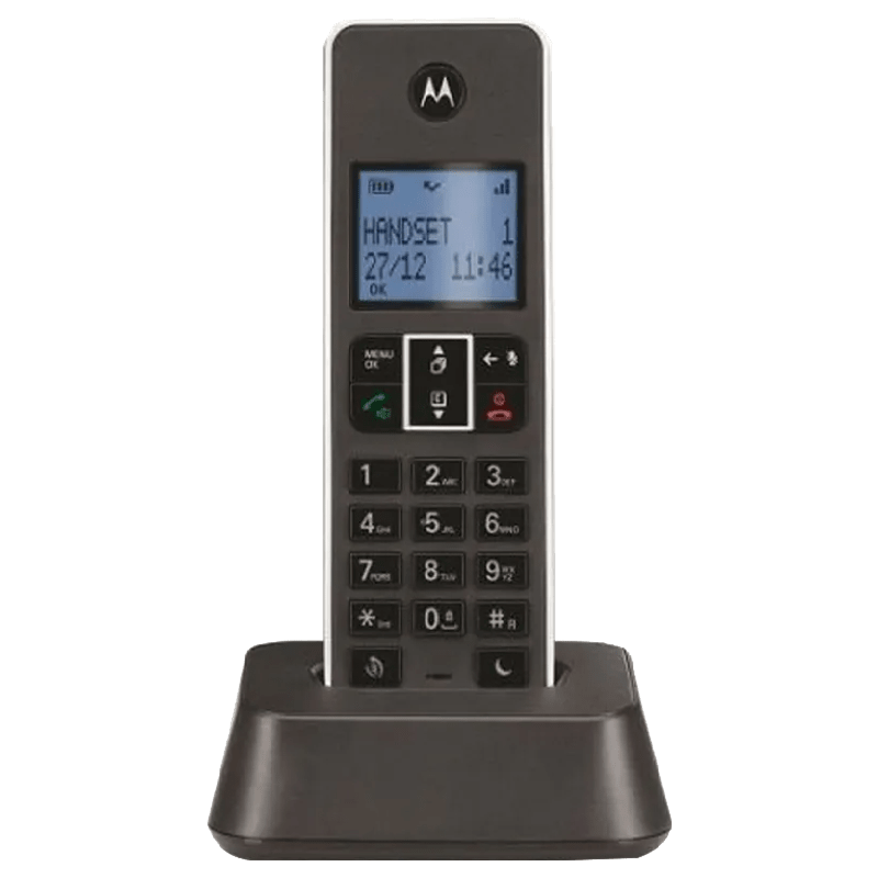 Buy Motorola Cordless Phone (IT.5.1X1, Black) Online Croma